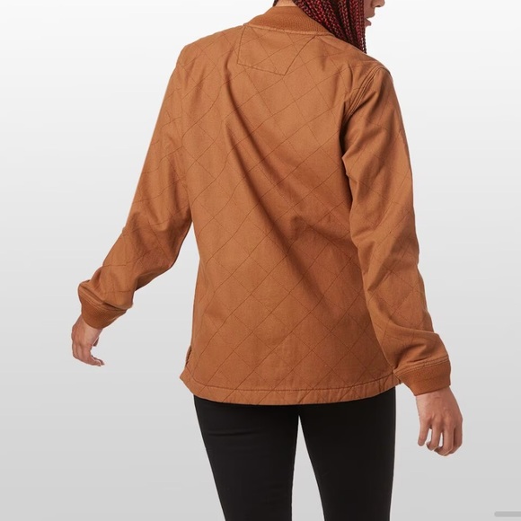 Carhartt women’s size large 12/14 canvas snap-front shirt jacket - Picture 2 of 13